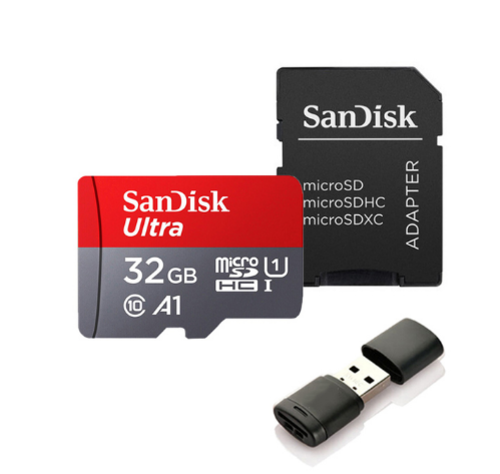 Carte Micro SD Ultra – 16 Go / 32 Go / 64 Go / 128 Go avec Adaptateur & Lecteur USB