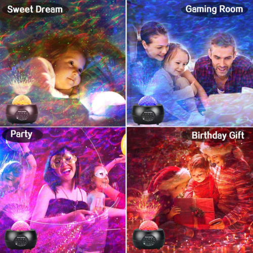 Projecteur ciel étoilé LED avec enceinte Bluetooth