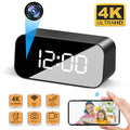 Caméra-horloge Wi-Fi avec vision nocturne infrarouge