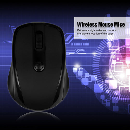 Souris Sans Fil Optique Mini – 3 DPI (800/1000/1200), Portée 10m, Plug & Play