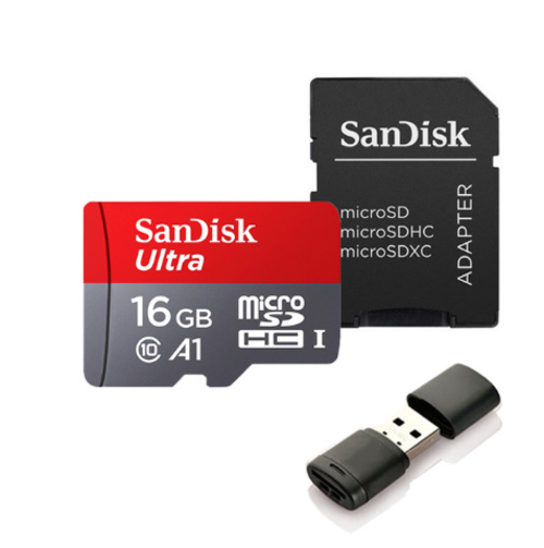 Carte Micro SD Ultra – 16 Go / 32 Go / 64 Go / 128 Go avec Adaptateur & Lecteur USB