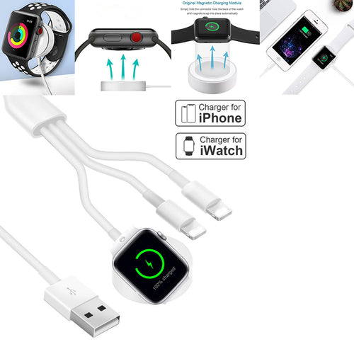 Chargeur USB à induction pour Apple Watch séries 1 à 4, fonction 3-en-1 annoncée