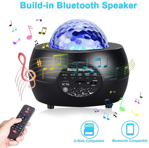 Projecteur ciel étoilé LED avec enceinte Bluetooth