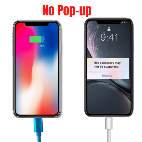 Lot de 2 Câbles Chargeur iPhone 10FT (3m) – Nylon Tressé, Charge Rapide, Compatible iPhone & iPad